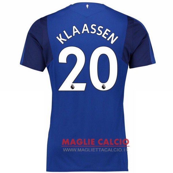 nuova maglietta everton 2017-2018 klaassen 20 prima